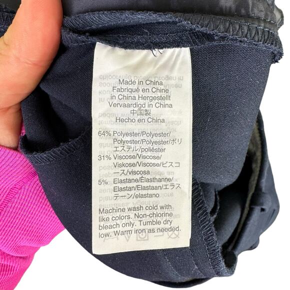 J. Crew NWT Solid Navy Cameron High Rise Ankle Length Career Trouser Pants - Picture 8 of 8